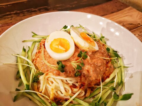 冷やし汁なし坦々うどん